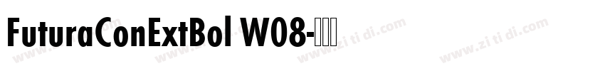 FuturaConExtBol W08字体转换